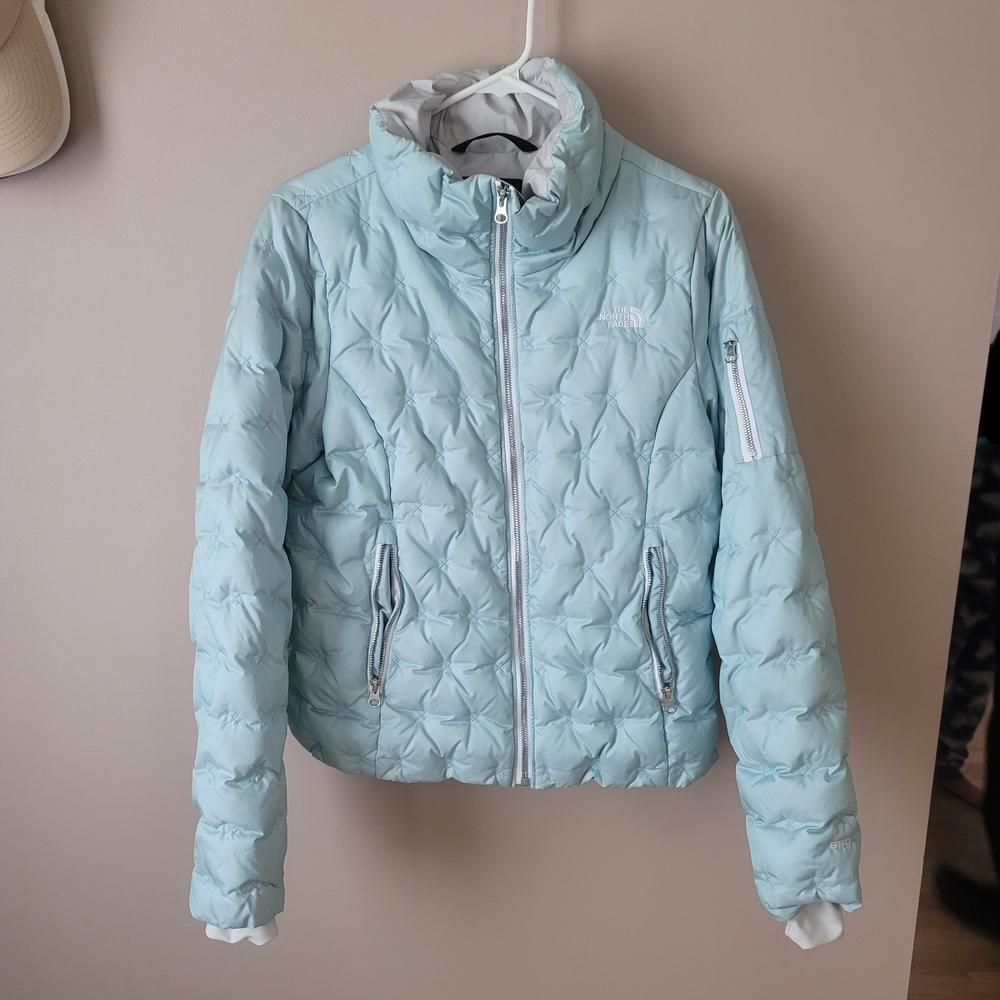 The North Face Women's Sky Blue Puffer Jacket